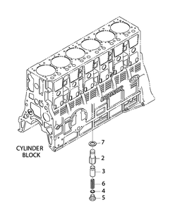 Engine Group - Relief Valve Diagram and Parts List for 080087-00  Briggs and Stratton Generator